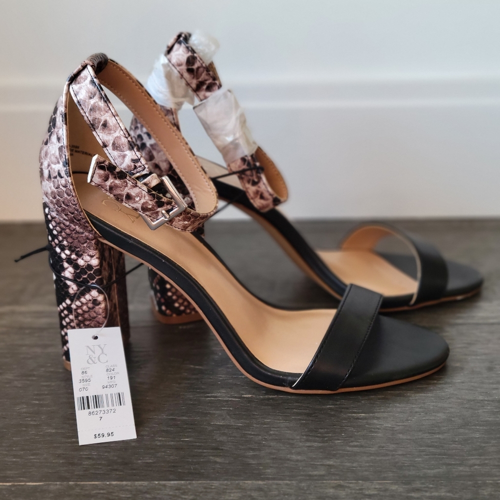 NY&C Open toed heels